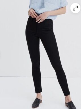 NWT new Madewell 9” high rise black skinny jeans size 32 women’s 14